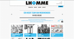 Desktop Screenshot of lhommetools.be